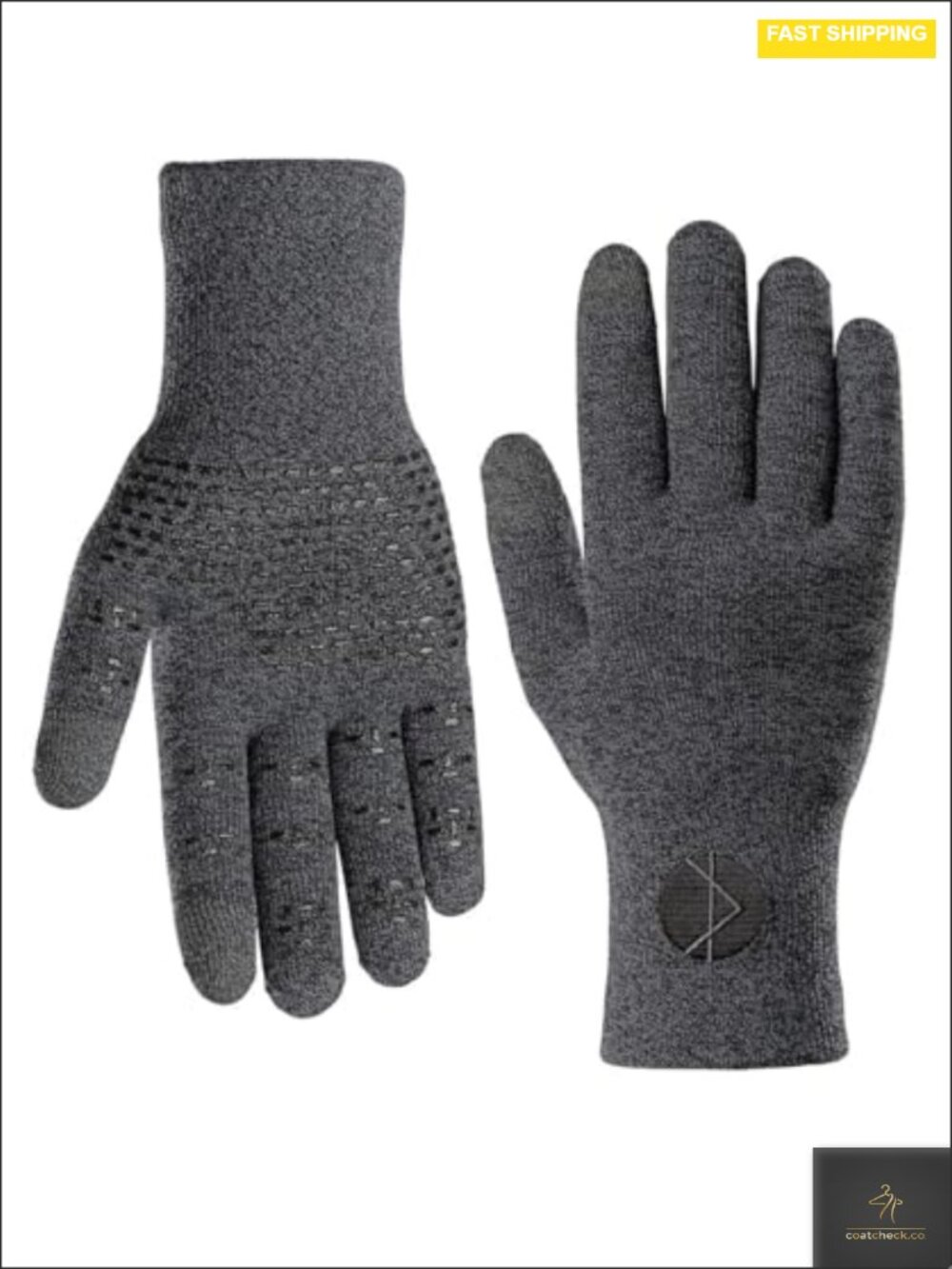 Waterproof Knit Gloves with Merino Wool Lining Touchscreen